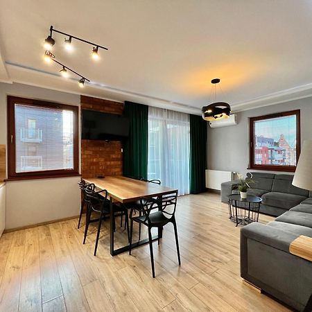 Stylish Apartment Oldtown Riverview Balcony Gdańsk Extérieur photo