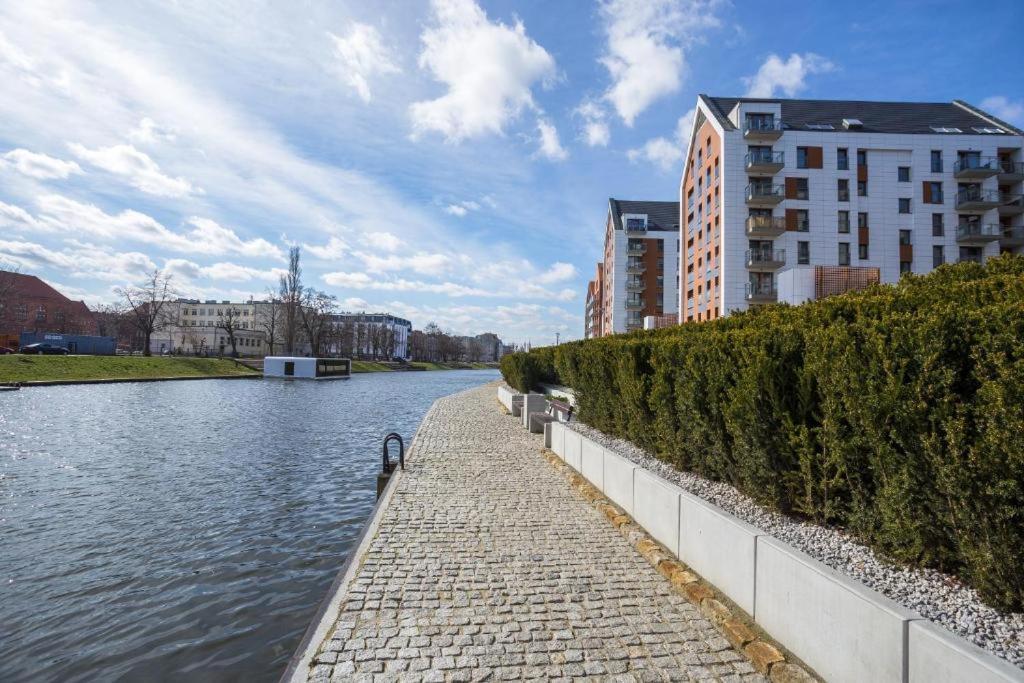 Stylish Apartment Oldtown Riverview Balcony Gdańsk Extérieur photo