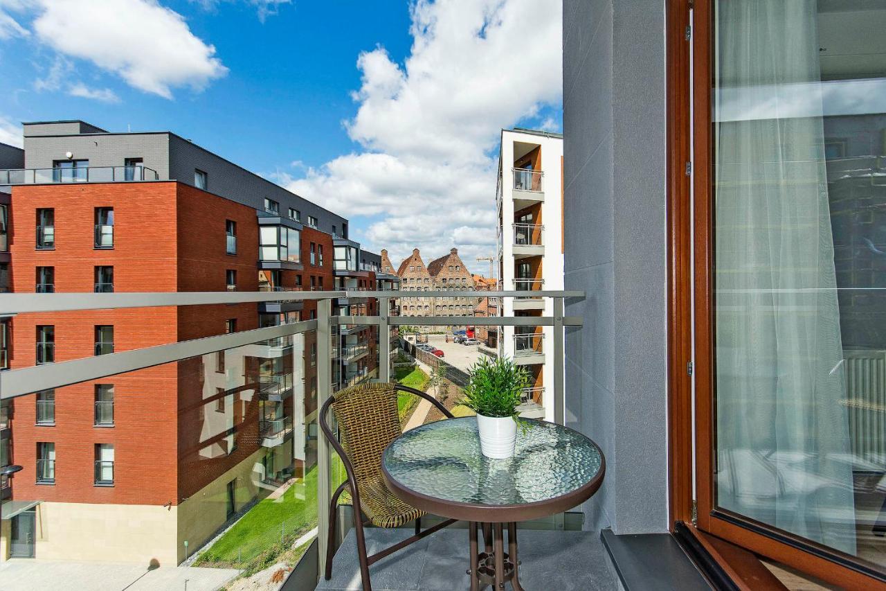 Stylish Apartment Oldtown Riverview Balcony Gdańsk Extérieur photo