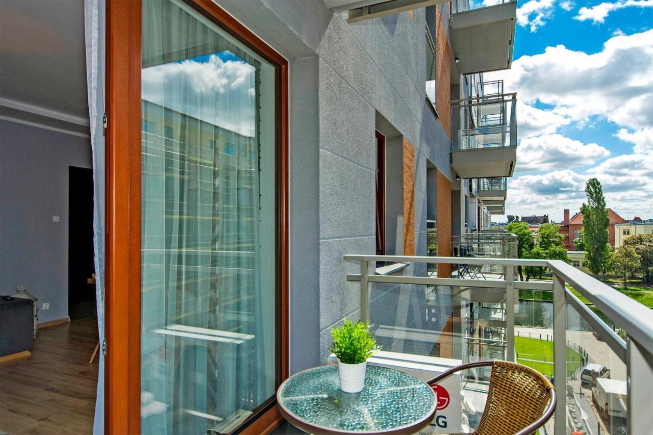 Stylish Apartment Oldtown Riverview Balcony Gdańsk Extérieur photo