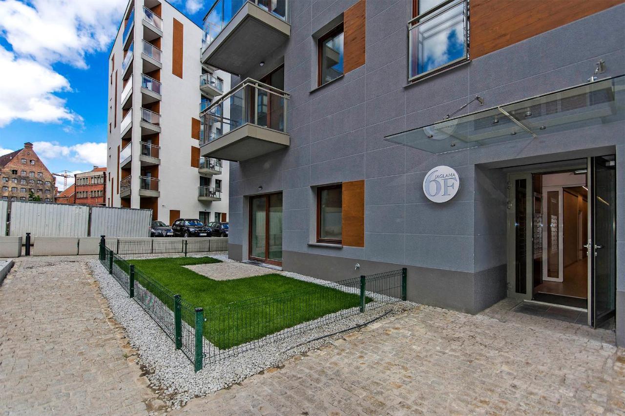 Stylish Apartment Oldtown Riverview Balcony Gdańsk Extérieur photo