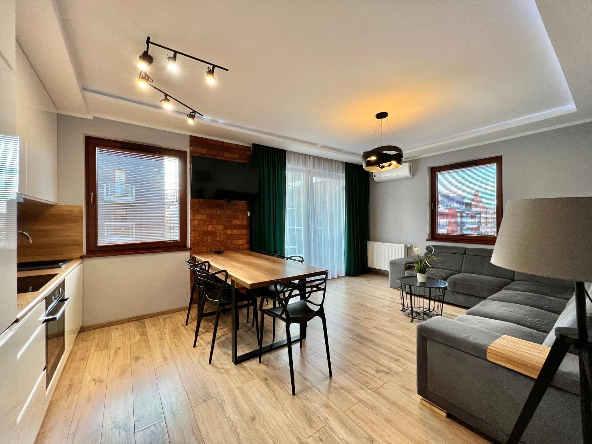 Stylish Apartment Oldtown Riverview Balcony Gdańsk Extérieur photo